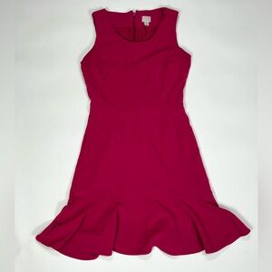 Box Pleat Mini Dress Pleated Ruffle Flare Short Sleeveless Skater Skirtdress 21